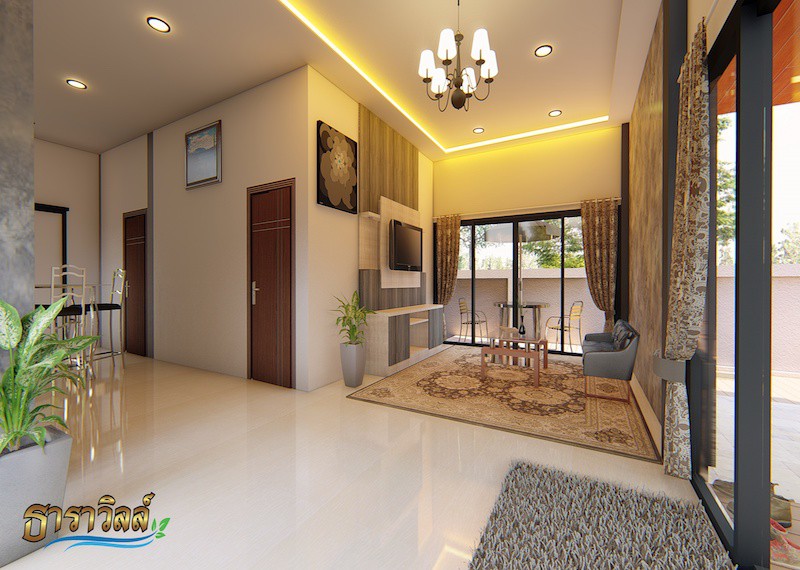 งานรีโนเวทภายในห้อง living room area